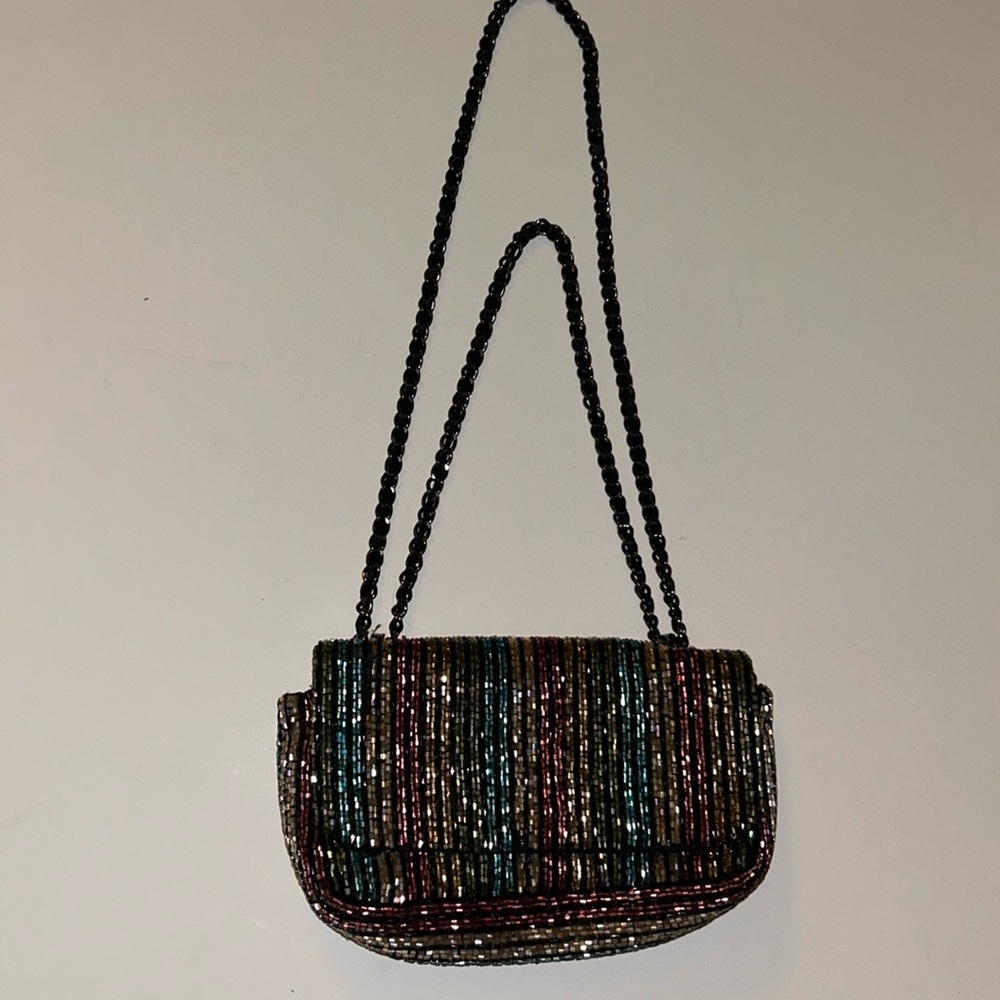Beautiful Zara Basics sequence purse . Shoulder or crossbody
